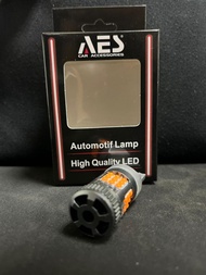 PROMO- LAMPU LED LASER T20 PREMIUM AES 12V LED COLOK LAMPU SEIN MOBIL SUPERBR - DHIORA STORE