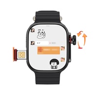 Original S10 Ultra Smart Watch Updated Android 9.0 os Smartwatch Heart Rate 180° Rotary Camera GPS W