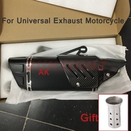 Escape Moto Universal Motorcross Exhaust Motorcycle Pipe Muffler Modified Bicycle For HONDA CBR650F CBR300 Z250 Z400 R3
