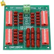 ADREE Programmable Capacitor Board, 1nF-9999nF 4 Digit Decade Decade Capacitor Box, Easy Installatio