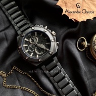 [Original] Alexandre Christie 9601MCBEPBA Chronograph Men Watch Black Stainless Steel | Official Warranty