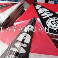 Layangan Sukhoi Super Arku Lilit Kertas Minyak Asli Pasuruan Isi 50 Pcs