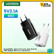 UGREEN USB Charger Head 10W 5V 2.1A For Iphone 5 6 7 8 X XR XS Ipad Android TWS Gadget Low Watt