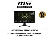 MSI MAG 275QF E20 Gaming Monitor (27"| QHD | IPS | 200Hz | 3Y)