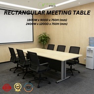 Office Pro 6FT / 8FT Rectangular Meeting Table | Conference Table | Meja Mesyuarat Pejabat