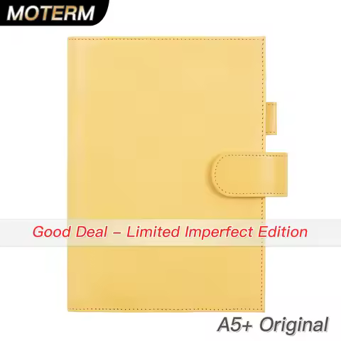 Limited Imperfect Moterm Full Grain Vegetable Tanned Leather Original A5 Plus Cover for Hobonichi Co