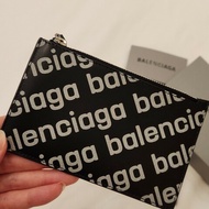 巴黎世家 Balenciaga 全新牛皮 立體印刷卡夾零錢包 附防塵袋／紙盒／紙袋