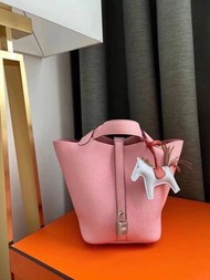 港現🇭🇰Hermes Picotin 18 Rose Sakura櫻花粉3Q🌸Stamp U