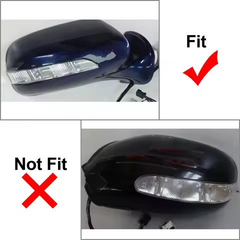 2x Black Side View Mirror Turn Signal Light Replacement For Mercedes Benz CL S E CLS Class W216 W221