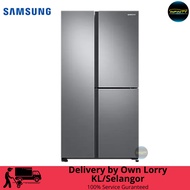 [Delivery KL/Selangor] SAMSUNG 670L SIDE BY SIDE INVERTER FRIDGE RS63R5561M9/ME RS63R5561M9