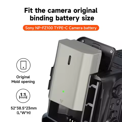 NP-FZ100 NPFZ100 NP FZ100 Battery with Type-C Fast charging for Sony a9 A9M2 a7R III a7c a7iv III IL
