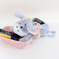 Hot Sale [Wholesale Price]Cute Cartoon Eeyore Donkey Plush Doll Shaped Pencil Case Storage Bag Stude
