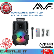AVF BOOMBOX M3 NV 80Watt 7 LED Portable Wireless Speaker Suitable karaoke indoor outdoor event