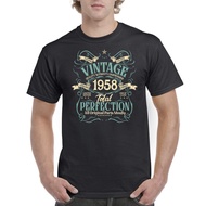Mens 66Th Birthday Gifts T Shirt Present 66 Years Old 1958 Sixty Five Dad Father