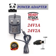 24V 1A / 24V 2A AC/DC ADAPTER SWITCHING POWER SUPPLY 5.5MM x 2.5MM UK 3PIN PLUG 24V1A / 24V2A AC TO 