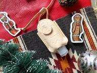 吶喊薑餅人搓手液皮套 好好縫 皮革材料包 植鞣 DIY 防疫消毒