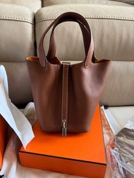 Hermes Picotin 18 gold colour銀扣