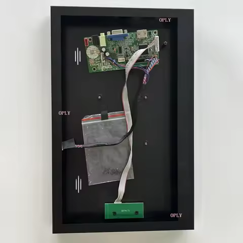 For LTN140AT07 LTN140AT16 HDMI-compatible VGA LVDS 58C controller board with metal case back shell 1