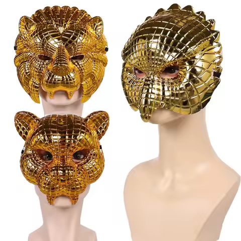 Fantasia Tiger Lion Owl Mask Prop TV Calamari SG 2 Cosplay Disfraz Costume Accessories Men Women Hal