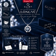 Moissanite 1 Carat Glint Jewelry Women's Necklace – S925 Silver with Feather Shape | GRA GJDC02 Insp