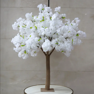 Handmade Artificial Cherry Blossom Trees Wedding Decor Fake White Cherry Blossom Tree for Wedding T