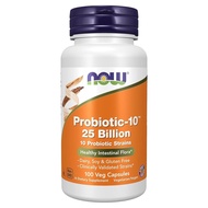 NOW Foods Probiotic-10 25 Billion CFU Veg Capsules 100 Count