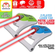 [READY STOK MSIA] 2pcs Laser Tag Gun Galaxy - mainan kanak pistol paintball tembak PUBG battle nerf 