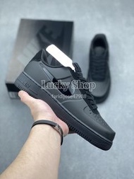 全新🌸Nike Air Force 1 Low 全黑 漆皮 舒適休閒百搭 板鞋