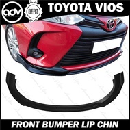 Toyota Vios 2013-2020 Bumper Front Lip Chin Body Kit (Black) OXuo