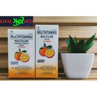 MULTIVITAMINS MULTILEM ORANGE FLAVOR
