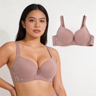 B&C Full Coverage Lace Bra C/D Cup Support | Underwire Lace Bra 34C-44D | Comfortable Everyday Plus 