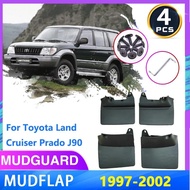 for Toyota Land Cruiser Prado LC90 FZJ90 90 J90 1997~2002 Wheel Mudguards Fender Mudflap Mud Flaps S