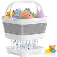 Storage Storage Box Foldable Storage Box Shower Toy Storage Box Detachable Storage Box Base Bathtub 