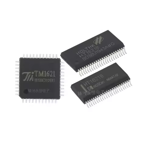 5-10PCS RAM mapping LCD driver chip IC HT1621B SSOP48 LCD chip TM1621 LQFP48 1621