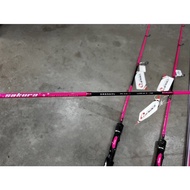 💢READY STOCK💢EUPRO LURE CASTING SERIES SAKURA SOLID CARBON BUTT JOIN ROD(562L592ML602M)