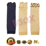 Handsock Muslimah Panjang Bunga vsox Handsock Tebal Panjang Muslimah