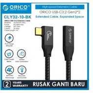 Cable type-c extension orico 100cm 20Gbps 100w 5a 4k L shape CLY32-10