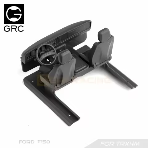 GRC 3D Printed Interior / Dashboard / Seat W/Cooling Fan for TRX4M Ford F150 / TRX4MT F150 Pickup Up