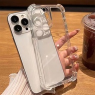 Soft Silicone Four Corners Anti Fall Phone Case IPhone 11 12 13 14 15 16 Pro Max Plus X Xs Max Xr 7 