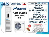 🎉 BRAND NEW AUX 4.0 HP - 3.0 TR FLOOR - STAND INVERTER AIRCON UNIT R410A BER MONTHS PROMO 2024 🎉