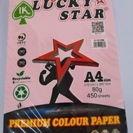 A4 colour paper cs170 pink 80g 450pcs per pkg
