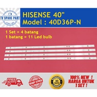 40D36P-N / 40D36PN Hisense 40" LED TV backlight ( 100% New )