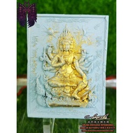 Kruba Krissana ~ 最新预定 2563最新蝴蝶王尊者师傅制作的第二帮有求必应 愿望必现～四面佛-Blue Silver