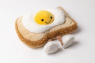 Jellycat Amuseables Egglantine Egg On Toast/ Jellycat蛋多士/ Jellycat雞蛋多士/ Jellycat多士/ Jellycat麵包/ Jell