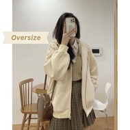 ZIPPER HOODIE/ OVERSIZE ZIPPER HOODIE/KOREAN STYLE ZIPPER HOODIE