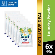 [SET OF 6] Surf Powder Detergent Antibacterial 60G Sachet