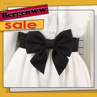 Bergenww_ Women Elastic Belt Versatile Women Bowknot Belt Stylish Bowknot Elastic Belt for Women Ver