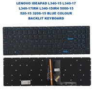 LENOVO IDEAPAD L340-15 L340-17 L340-17IRH L340-15IRH 5000-15 520-15 320S-15 BLUE COLOUR BACKLIT KEYB