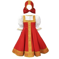 Ukraine Ethnic Costume Russian Traditional Costume Gelugia Stage Performance Costume International C
