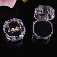 Ring box, acrylic mica box, cheap luxury 38mm acrylic ring box, luxury 38mm acrylic mica ring box, c